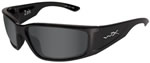 Wileyx Outdoors Matte Black/Polarized Smoke Safety Glasses (ACZAK04)
