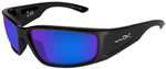 Wileyx Outdoors Matte Black, Blue/Purple Safety Glasses (ACZAK07)