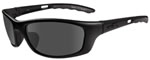 Wileyx Outdoors Matte Black, Smoke Safety Glasses (P17M)