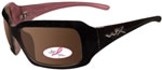 Wileyx Outdoors Cotton Candy Frame/Polarized Bronze Safety Glasses (SSLAC04)
