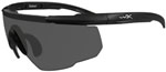 Wileyx Outdoors Matte Black, Smoke Safety Glasses (302)