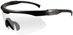 Wileyx Outdoors Matte Black/Clear Safety Glasses (PT1C)
