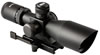 Aim Sports Tactical Compact Rifle Scope w/Quick Release Mount JTSDP251040G, 2.5-10x, 40mm, Matte Black, P4 Sniper Reticle