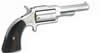 North American Arms Sheriff Revolver 1860250, 22 Magnum (WMR), 2.5 in, Wood Grip, Stainless Finish, 5 Rd