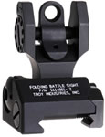 Troy BattleSight Rear Tritium Di-Optic Aperture (DOA) Folding, Black (FBSTTBT00)