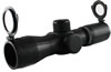 Aim Sports Tactical Rifle Scope JTDX430G, 4x, 30mm, Matte Black, P4 Illuminated Sniper Reticle