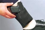 DeSantis Apache Ankle Rig Elastic Black Holster (062BA77Z0)