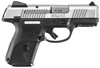 Ruger SR40C Compact Pistol 3476, 40 S&W, 3-1/2", Glass Filled Nylon Grip, Stainless Finish, 15 Rd