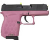 Diamondback DB9 9mm Pistol DB9HP, 9mm, 3 in, Pink Polymer Grip, Black Finish, 6 Rd