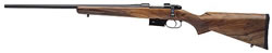 CZ 527 American Bolt Action Left-Hand Rifle 03090, 223 Remington, 21.9", Turkish Walnut Stock, Blue Finish, 4 Rds