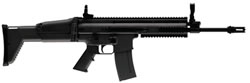 FN Herstal Scar Rifle 98521, 223 Remington, 16 in, Side Folding Polymer Stock, Black Finish, 30 Rd