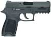 Sig P250 Pistol 250C45B, 45 ACP, 3.9 in, Polymer Grip, Nitron Finish, Contrast Sights, 9 Rd