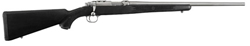 Ruger 77/22 Bolt Action Rifle 7016, 22 Magnum (WMR), 20", Black Synthetic Stock, Stainless Steel Finish, 9 Rds