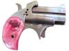 Bond Arms Mini Bond Girl Derringer MINI, 357 Magnum/ 38 Special +P, 2.5", Pink Pearlite Grip, Stainless Finish, 2 Rd
