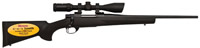Howa M-1500 2-in-1 Youth/Full Rifle Combo w/Scope HGR66109, 223 Remington/5.56 NATO, 20", Hogue Stock, Black Finish