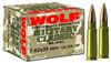 Wolf Military Classic Rifle Ammunition MC762BHP, 7.62x39mm, Jacketed Hollow Point (JHP), Bi-Metal, 124 GR, 1000 Rd/Case