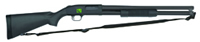 Mossberg 500 Zombie Shotgun 50592, 12 Gauge, 20 in, 3 in Chmbr, Black Synthetic Stock, Blue Finish