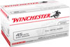 Winchester USA Pistol Ammunition USA45AVP, 45 ACP, Full Metal Jacket (FMJ), 230 GR, 100 Rd/b Winchester USA Pistol Ammunition USA45AVP, 45 ACP, Full Metal Jacket (FMJ), 230 GR, 100 Rd/b