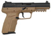 FN Herstal Five-seveN Single Action Only Pistol 3868929230, 5.7 x 28mm, 4.8 in, Polymer Grip, Flat Dark Earth /Black Finish, 20 Rd