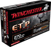 Winchester Supreme Elite Rifle Ammunition S270WET, 270 Winchester, E-Tip Lead-Free, 130 GR, 3050 fps, 20 Rd/bx Winchester Supreme Elite Rifle Ammunition S270WET, 270 Winchester, E-Tip Lead-Free, 130 GR, 3050 fps, 20 Rd/bx