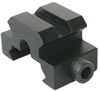 DoubleStar DS791 Picatinny Rail Micro Risers/Single Slot/Black Finish