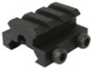 DoubleStar DS793 Picatinny Rail Micro Risers w/3-Slot/Black Finish