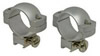 Redfield 47317 1 in High Aluminum Rings w/Silver Finish