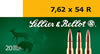Sellier & Bellot Rifle Ammunition V332452U, 7.62mmX54mm Russian, Full Metal Jacket (FMJ), 180 GR, 2578 fps, 20 Rd/Bx