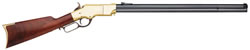 Taylors 1860 Henry Lever Action Rifle 288, 45 Colt, 24.25 in Octagonal Bbl, Hardwood Stock, Blue Steel Barrel/Brass Receiver
