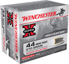 Winchester Super-X Pistol Ammunition X44MS, 44 Remington Mag, Silvertip Hollow Point (HP), 210 GR, 1250 fps, 20 Rd/bx Winchester Super-X Pistol Ammunition X44MS, 44 Remington Mag, Silvertip Hollow Point (HP), 210 GR, 1250 fps, 20 Rd/bx