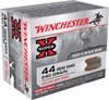 Winchester Super-X Pistol Ammunition X44MHSP2, 44 Remington Mag, Hollow Soft Point (SP), 240 GR, 1180 fps, 20 Rd/bx Winchester Super-X Pistol Ammunition X44MHSP2, 44 Remington Mag, Hollow Soft Point (SP), 240 GR, 1180 fps, 20 Rd/bx