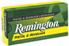 Remington Pistol Carrtridges R9MM6, 9mm, Jacketed Hollow Point (JHP), 115 GR, 1250 fps, 50 Rd/Bx Remington Pistol Carrtridges R9MM6, 9mm, Jacketed Hollow Point (JHP), 115 GR, 1250 fps, 50 Rd/Bx