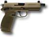 FN Herstal FNX-45 Tactical Pistol 66968, 45 ACP, 4 in, Polymer Grip, Dark Earth Finish, 15 Rd