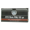 RUAG Ammotec Rifle Ammunition 20020, 223 Remington, Full Metal Jacket (FMJ), 55 GR, 20 Rd/bx 20 Rd/bx