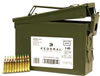 Federal XM Rifle Ammunition XM855F1AC1, 5.56mm NATO, Steel Core Full Metal Jacket Boat Tail, 62 GR, 3025 fps, 420 Rd/Can