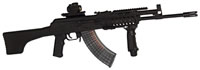 Inter Ordnance Hellhound Rifle IOIN1001, 7.62mmX39mm, 16.3 in, Fixed Position Stock, Military Finish Finish