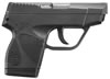 Taurus 738 TCP Pistol 1738031FS, 380 ACP, 2.84", Black Polymer Grip, Black Finish, 6 Rd, No case