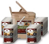 Wise Gourmet Emergency Grab & Go Ready-Made-Meal Food Kit 120 Breakfast Serving Bucket (01-121)