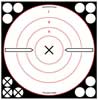 Birchwood Casey 34802 Shoot-N-C 8" White/Black Bull's-Eye X Targets6 Pack