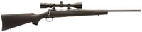 Savage 11/111 Hunter XP Rifle w/Bushnell Scope 19669, 22-250 Remington, 22 in, Black Stock, Black Finish
