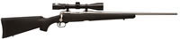 Savage 16/116 Trophy Hunter XP Rifle w/Nikon Scope 19721, 204 Ruger, 22 in, Black Stock, Stainless Steel Finish