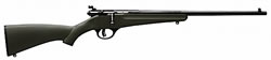 Savage Rascal Youth Bolt Action Rifle 13790, 22 Long Rifle, 16 in, Synthetic Green Stock, Black Finish