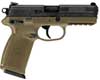 FN Herstal FNX-45 Pistol 66964, 45 ACP, 4 in, Polymer Grip, Dark Earth/Black Finish, 15 Rd