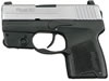 Sig P290 Two-Tone Laser Sub-Compact Pistol 290RS9TSSL, 9mm, Pistol 2.9 in, Polymer Grip, Two-Tone Finish, Night Sights, 6/8 Rd