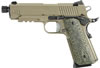 Sig 1911 Scorpion Carry Pistol 1911CAR45SCPNTB, 45 ACP, 4.2 in Threaded, Hogue G10 Grip, Dark Earth Finish, Low Profile Sights, 8 Rd