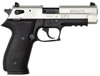 Sig Mosquito (CA Approved) Pistol MOS22TCA, 22 Long Rifle, 3.9 in, Black Polymer Grip, Two-Tone Finish, Adj Sights, 10 Rd