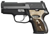 Sig P224 Equinox Pistol 22440EQ, 40 Smith & Wesson, 4.4 in, Wood Grip, Two-Tone Finish, Night Sights, 8 Rd