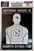 Ready To Defend "Nothing Inside Worth Dying For" Metal Sign (STS-2M)