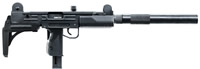 Umarex Uzi Rifle 2245820, 22 Long Rifle, 16.1 in, Folding Stock, Matte Black Finish