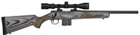 Mossberg Varmint Predator Rifle w/Scope 27715, 223 Remington/5.56 NATO, 18.5 in, Laminated Stock, Matte Blue Finish